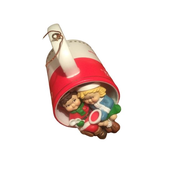 Campbells Soup Kids in soup can Christmas Ornament--1999 - Picture 1 of 13